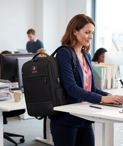 CRYPTO - Leather & Fabric Backpack